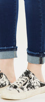 Lurdes Mid Rise Ankle Skinny Jeans (Plus Size) - Official Kancan USA