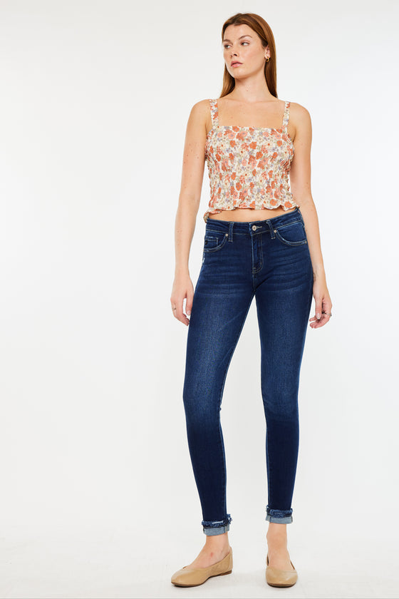 Kennedy Mid Rise Ankle Skinny Jeans - Official Kancan USA
