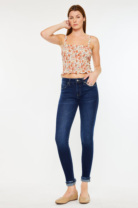 Kennedy Mid Rise Ankle Skinny | Kancan USA