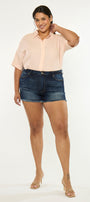 Ellie High Rise Shorts (Plus Size) - Official Kancan USA