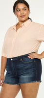Ellie High Rise Shorts (Plus Size) - Official Kancan USA