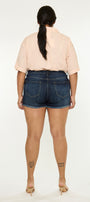 Ellie High Rise Shorts (Plus Size) - Official Kancan USA