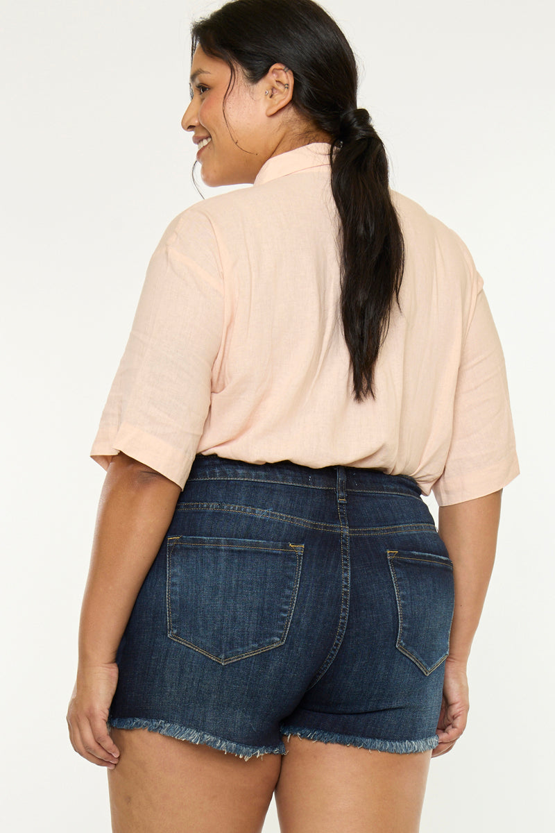 Ellie High Rise Shorts (Plus Size) - Official Kancan USA