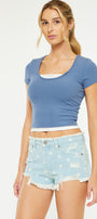 Ida Mid Rise Polka Dot Shorts - Official Kancan USA