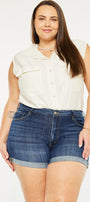 Gabriella High Rise Shorts (Plus Size) - Official Kancan USA