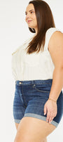 Gabriella High Rise Shorts (Plus Size) - Official Kancan USA