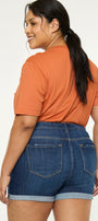 Gabriella High Rise Shorts (Plus Size) - Official Kancan USA
