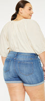 Gabriella High Rise Shorts (Plus Size) - Official Kancan USA