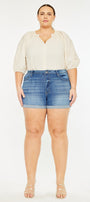Gabriella High Rise Shorts (Plus Size) - Official Kancan USA
