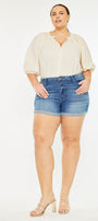 Gabriella High Rise Shorts (Plus Size) - Official Kancan USA