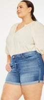 Gabriella High Rise Shorts (Plus Size) - Official Kancan USA