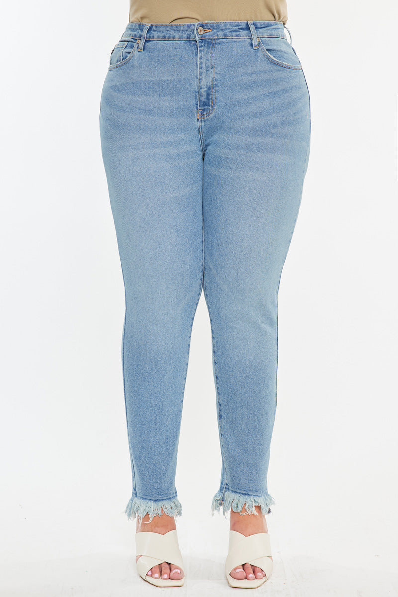 Val High Rise Cigarette Leg Jeans (Plus Size) - Official Kancan USA