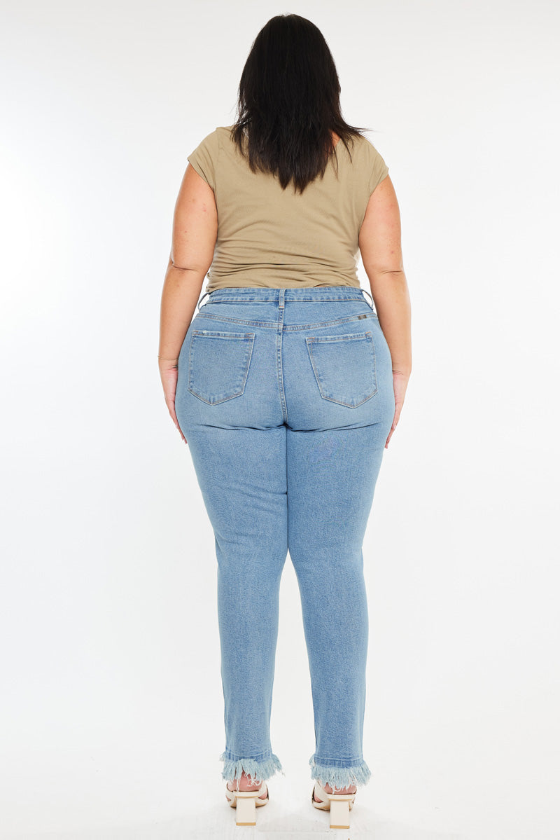 Val High Rise Cigarette Leg Jeans (Plus Size) - Official Kancan USA