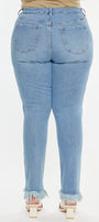 Val High Rise Cigarette Leg Jeans (Plus Size) - Official Kancan USA