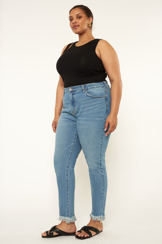 Val High Rise Cigarette Leg Jeans (Plus Size) - Official Kancan USA