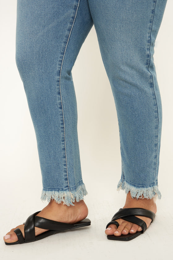 Val High Rise Cigarette Leg Jeans (Plus Size) - Official Kancan USA