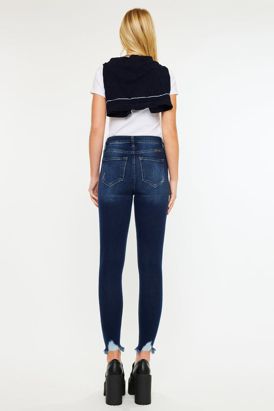 Maria High Rise Ankle Skinny Jeans - Official Kancan USA