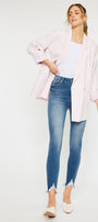 Maria High Rise Ankle Skinny Jeans - Official Kancan USA