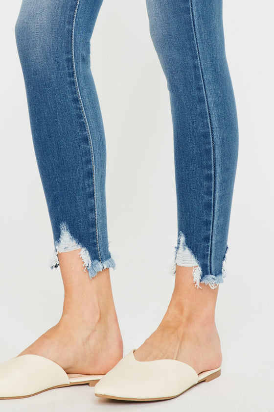 Maria High Rise Ankle Skinny Jeans - Official Kancan USA