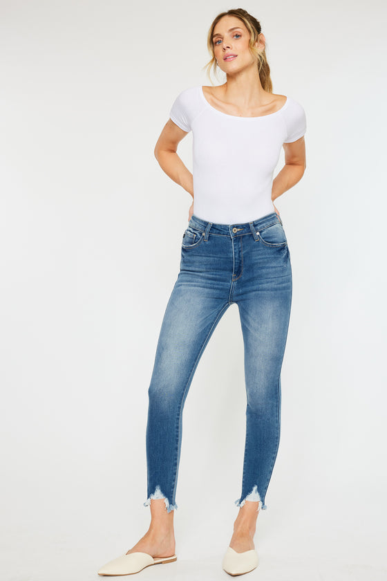 Maria High Rise Ankle Skinny Jeans - Official Kancan USA