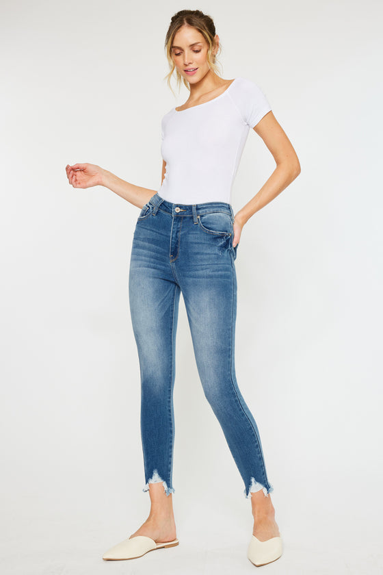 Maria High Rise Ankle Skinny Jeans - Official Kancan USA