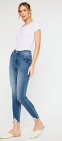 Maria High Rise Ankle Skinny Jeans - Official Kancan USA