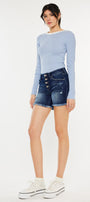 Justine Mid Rise Shorts - Official Kancan USA