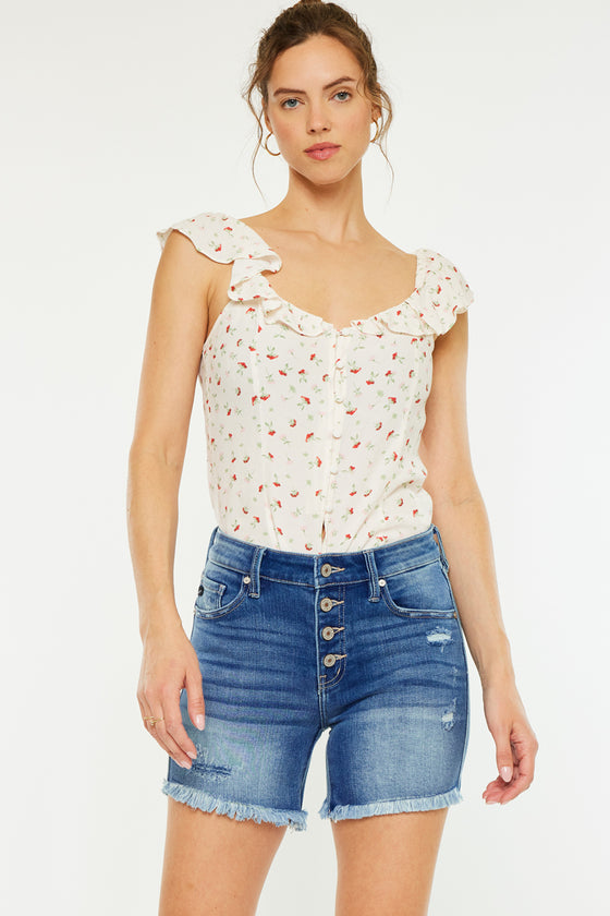 Justine Mid Rise Shorts - Official Kancan USA