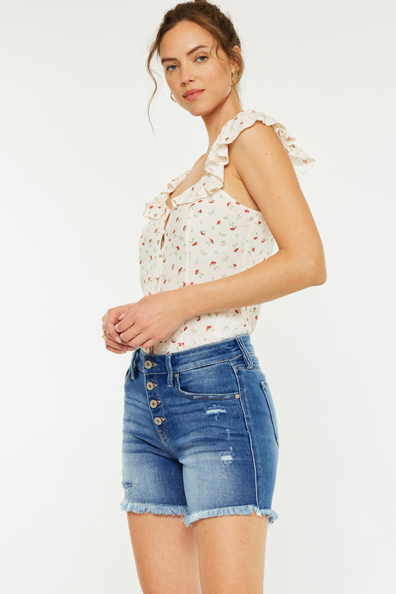 Justine Mid Rise Shorts - Official Kancan USA