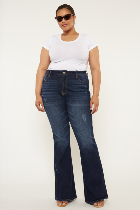Tori High Rise Flare Jeans (Plus Size) – Official Kancan USA