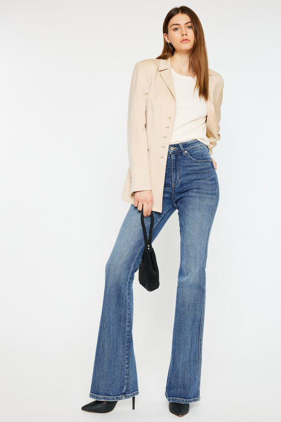 Luke High Rise Flare Jeans - Official Kancan USA