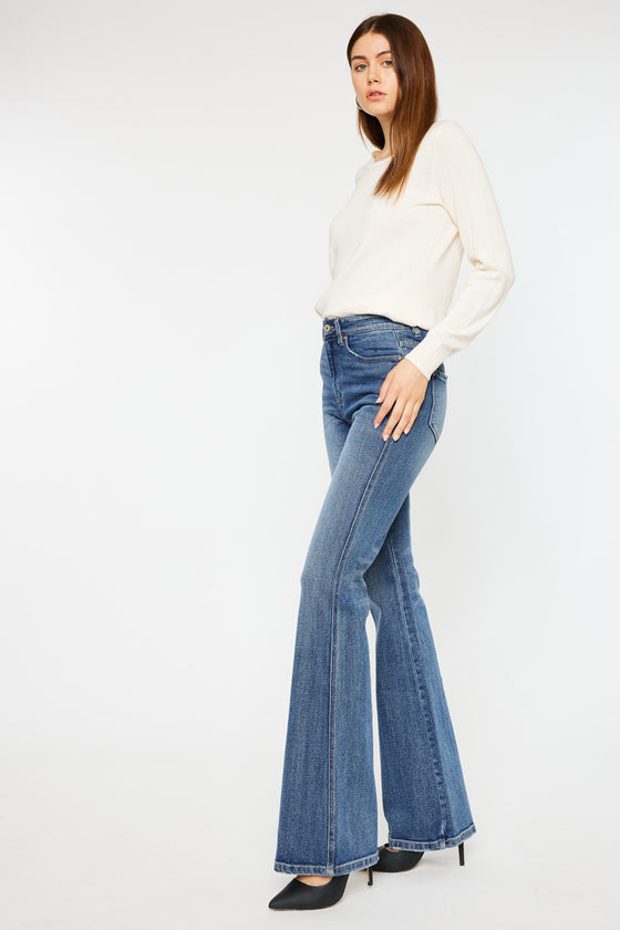 Luke High Rise Flare Jeans - Official Kancan USA