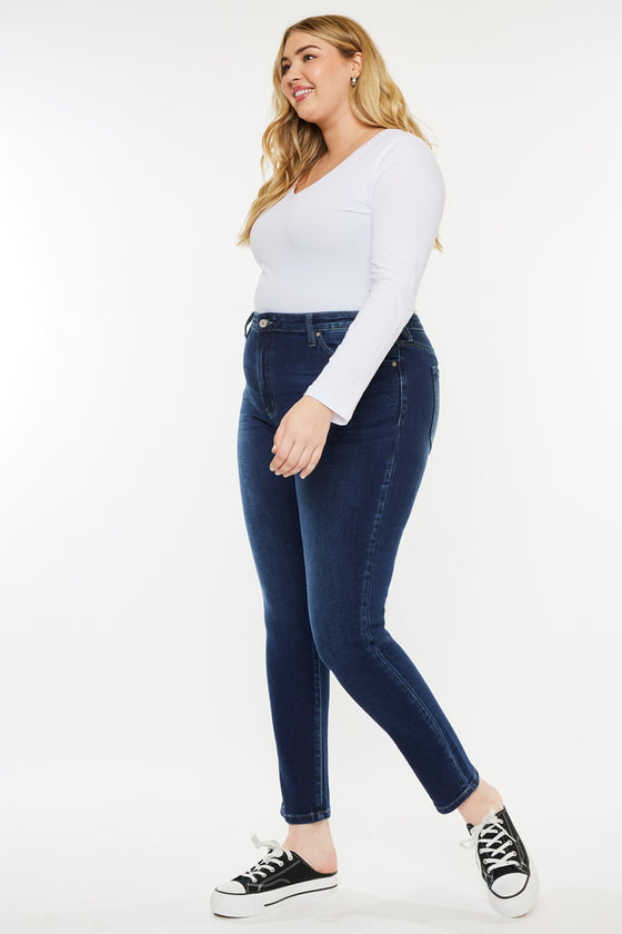 Klarissa  High Rise Super Skinny Jeans  (Plus Size) - Official Kancan USA