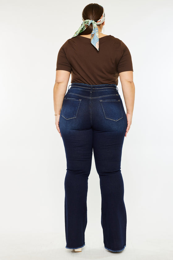 Gill High Rise Flare Jeans (Plus Size) - Official Kancan USA
