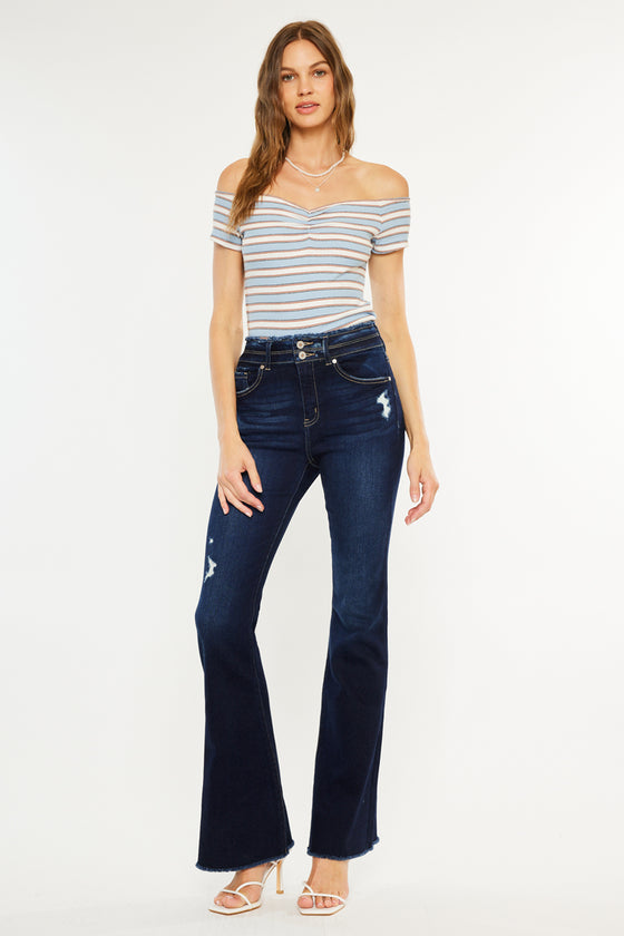 Morgan High Rise Flare Jeans - Official Kancan USA