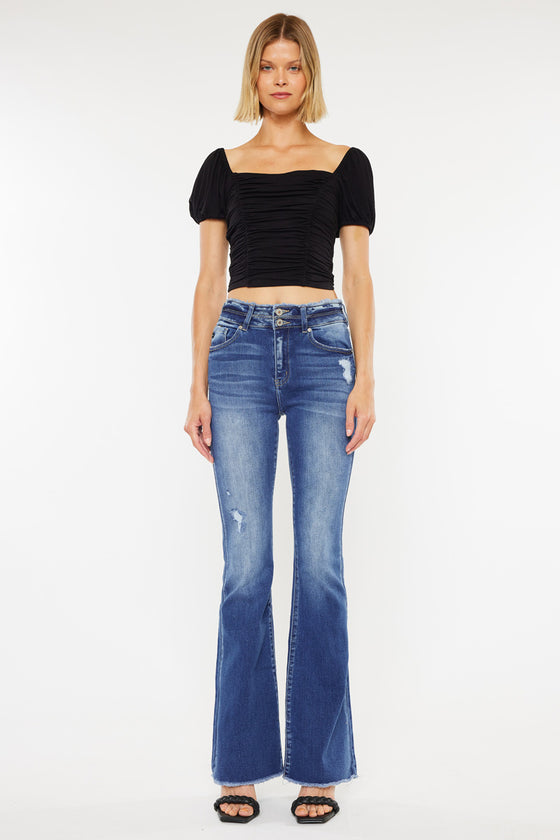 Morgan High Rise Flare Jeans - Official Kancan USA