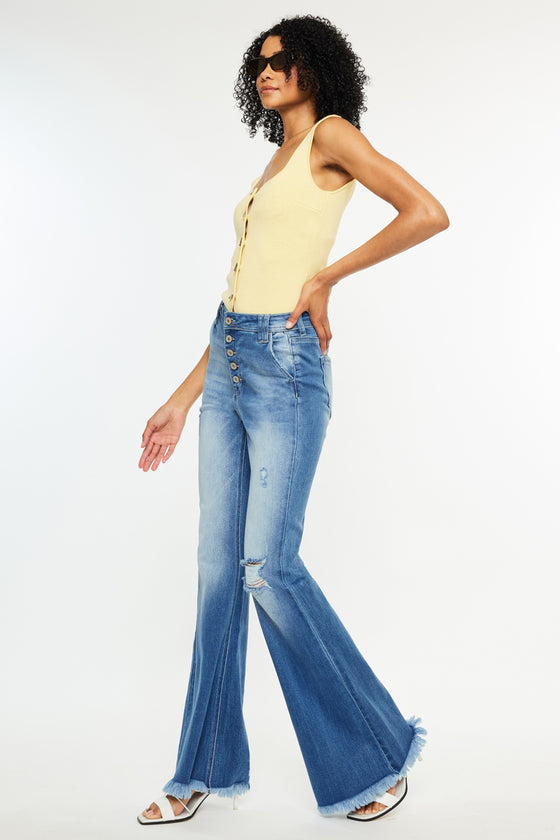 Sian High Rise Flare Jeans - Official Kancan USA