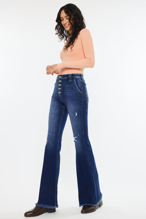 Sianne High Rise Flare Jeans - Official Kancan USA