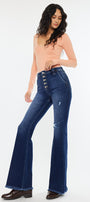 Sianne High Rise Flare Jeans - Official Kancan USA
