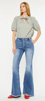 Sianne High Rise Flare Jeans - Official Kancan USA