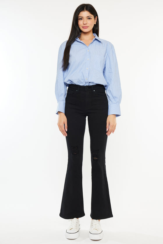 Crystal High Rise Bootcut Jeans (Petite) - Official Kancan USA