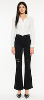 Mars High Rise Flare Jeans (Petite) - Official Kancan USA