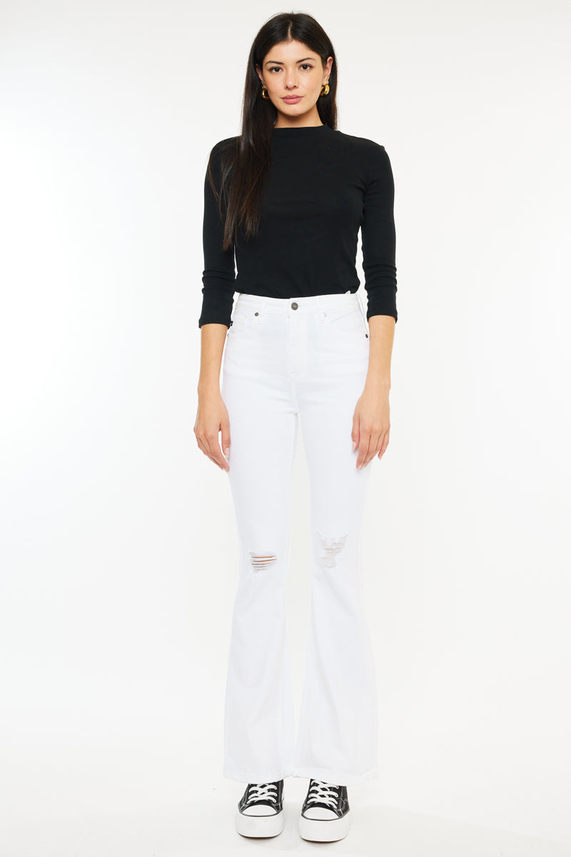 Crystal High Rise Bootcut Jeans (Petite) - Official Kancan USA