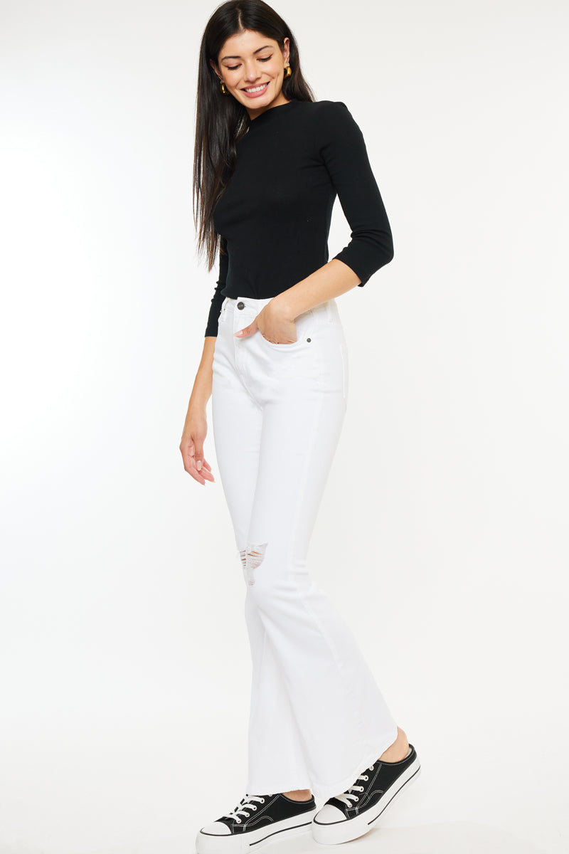 Crystal High Rise Bootcut Jeans (Petite) - Official Kancan USA
