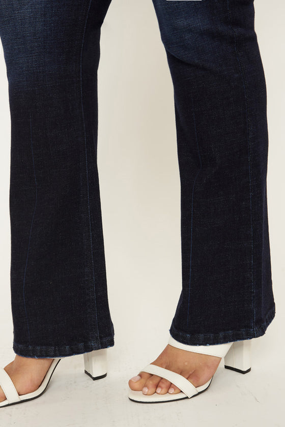 Teresa High Rise Bootcut Jeans (Plus Size) - Official Kancan USA
