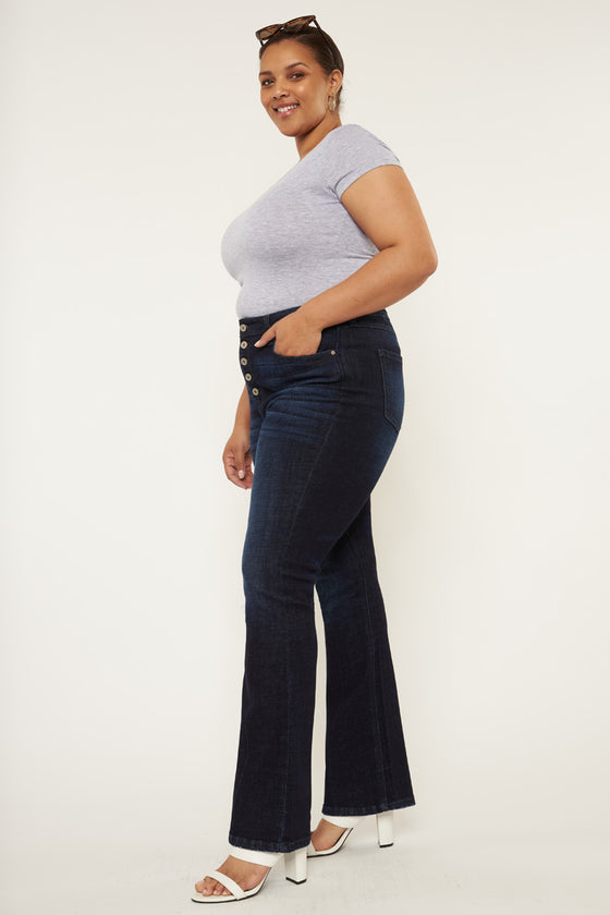 Teresa High Rise Bootcut Jeans (Plus Size) - Official Kancan USA