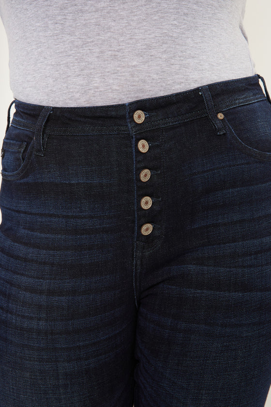 Teresa High Rise Bootcut Jeans (Plus Size) - Official Kancan USA