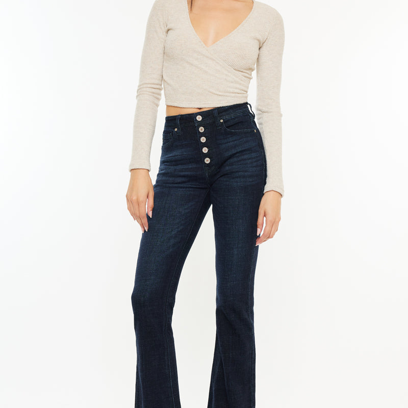 Blaire High Rise Bootcut Jeans (Petite) - Official Kancan USA