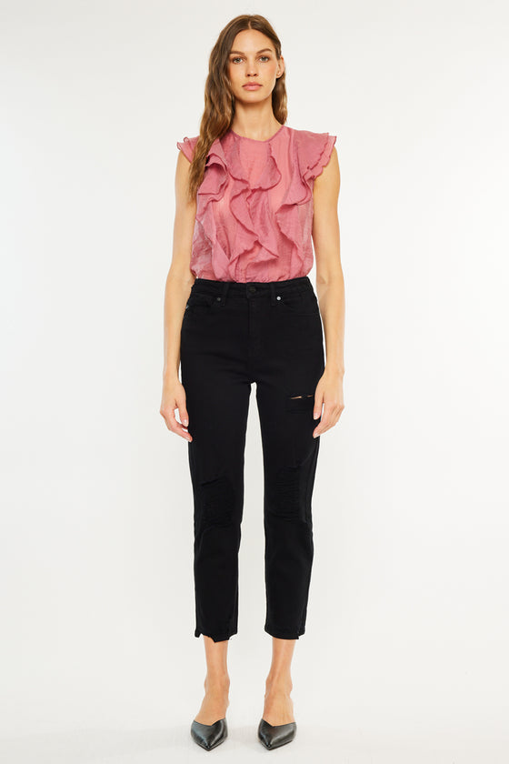 Haven Ultra High Rise Slim Straight Leg Jeans - Official Kancan USA