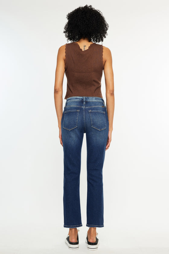 Haven Ultra High Rise Slim Straight Leg Jeans